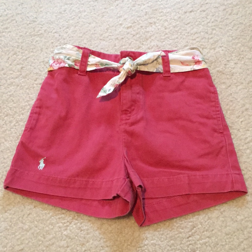 Ralph Lauren shorts with tie belt